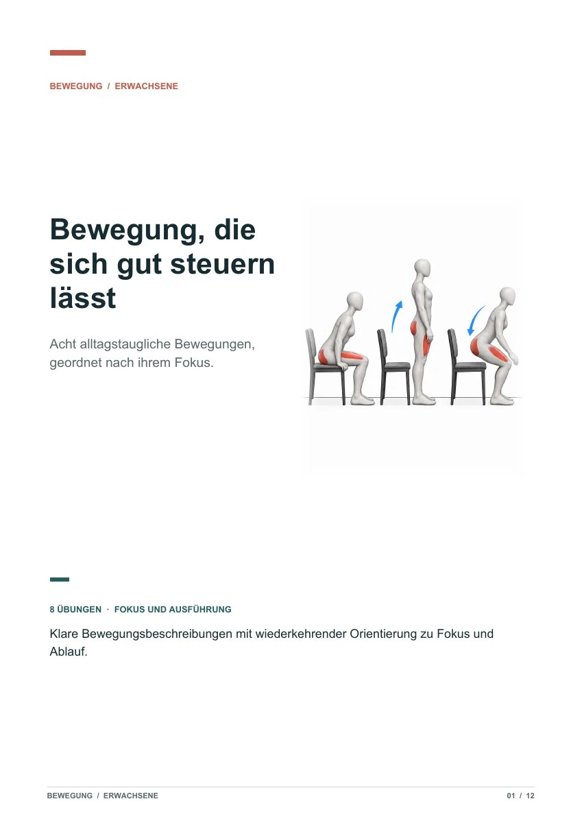 Bewegung, die sich gut steuern lässt