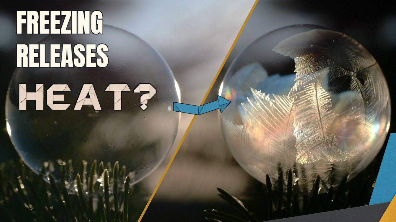 Pilot cover: Freezing releases heat?